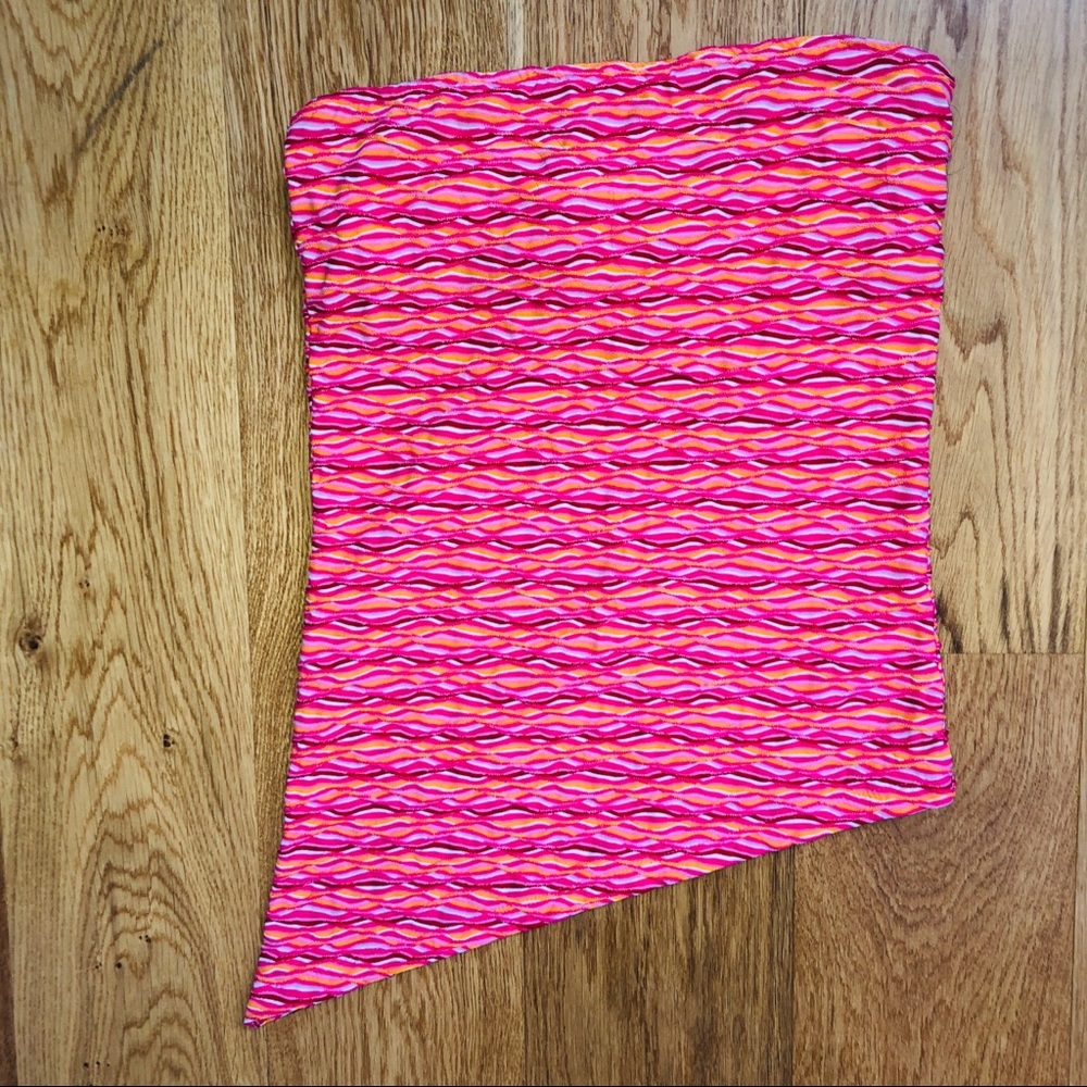 asymmetrical strapless tube top bra top moda intl